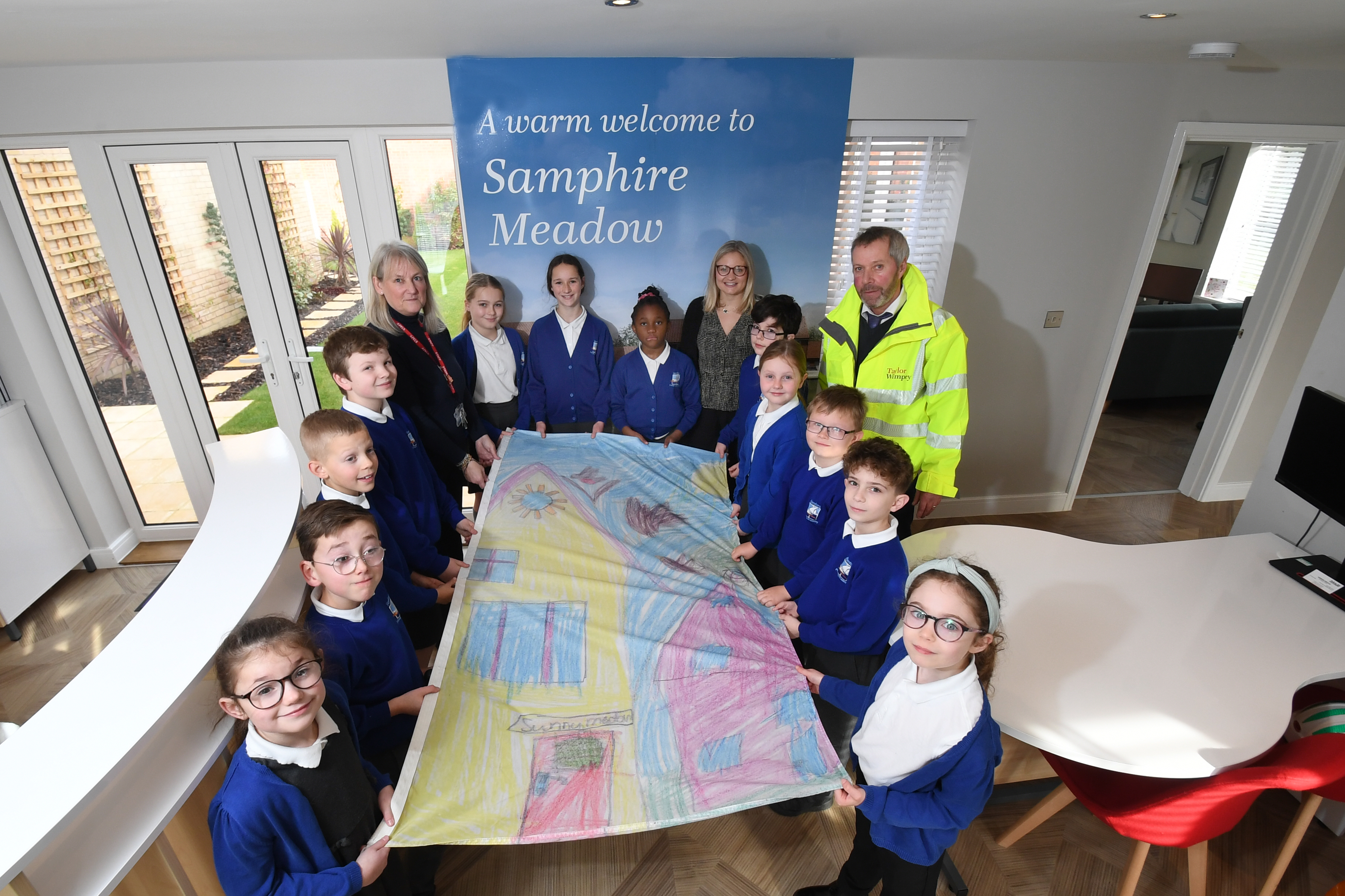 Samphire Meadows Flag Design Visit