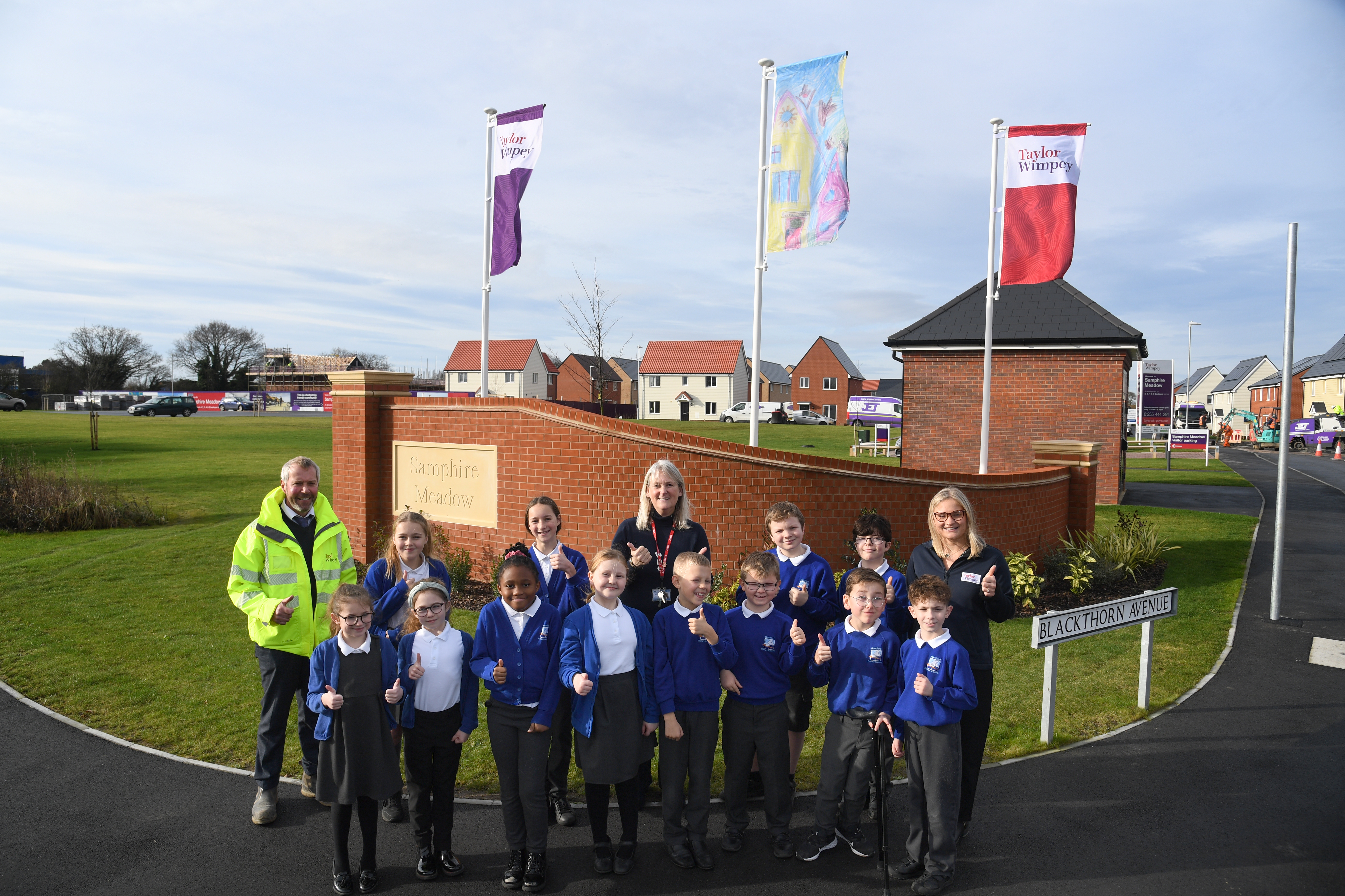 Samphire Meadows Flag Design Visit