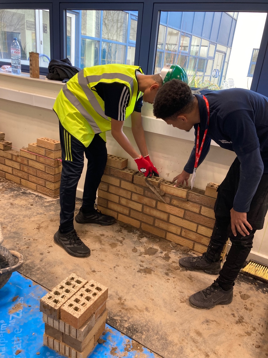 Bradley school students engaging in building exercises - image2