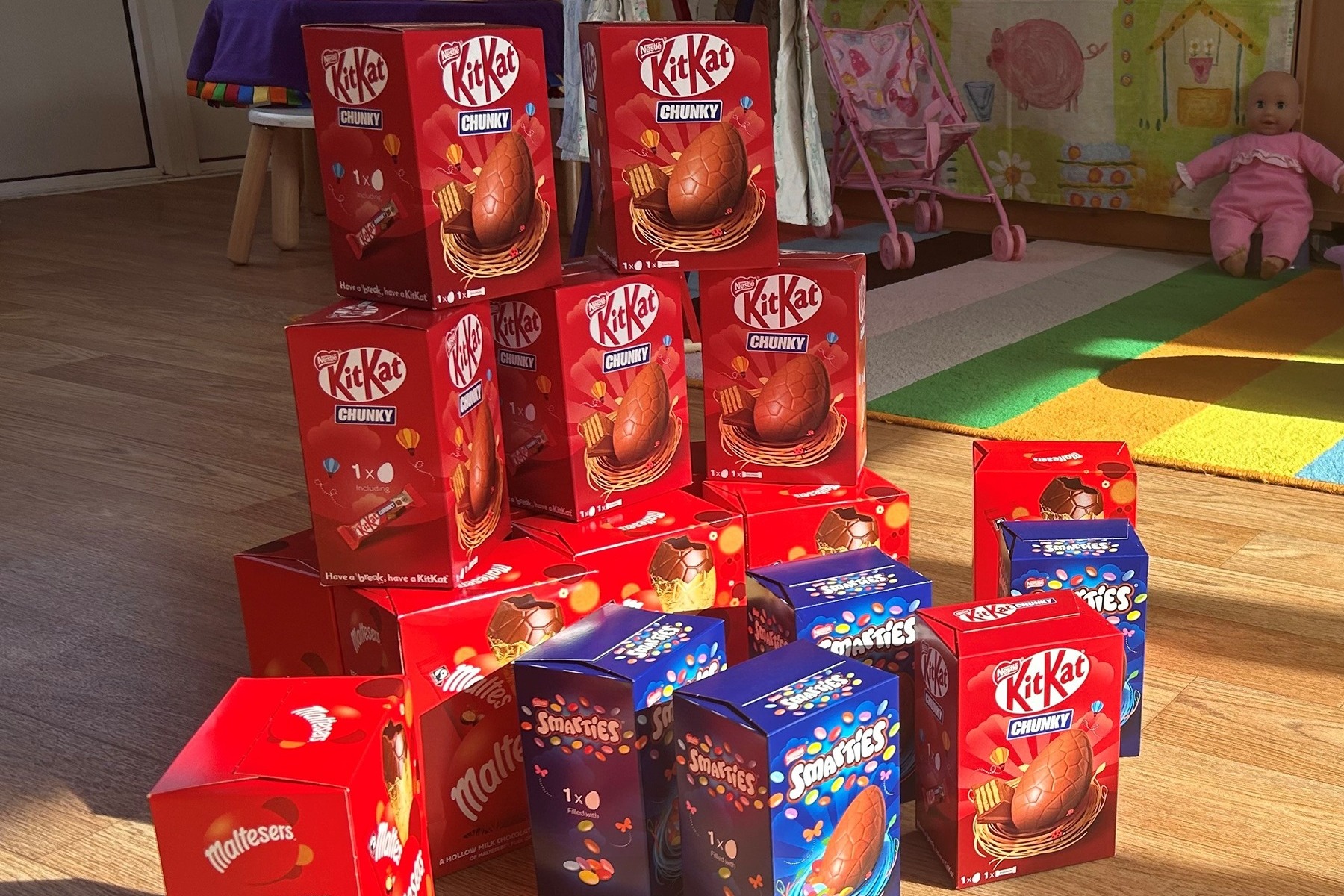 Oughton Family Centre Easter eggs