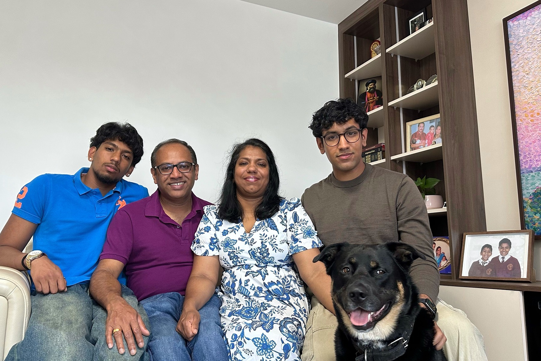 Shyby and her family