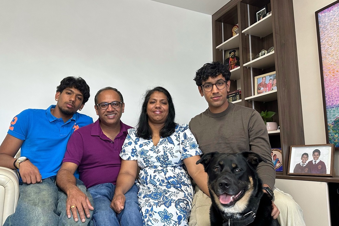 Shyby and her family