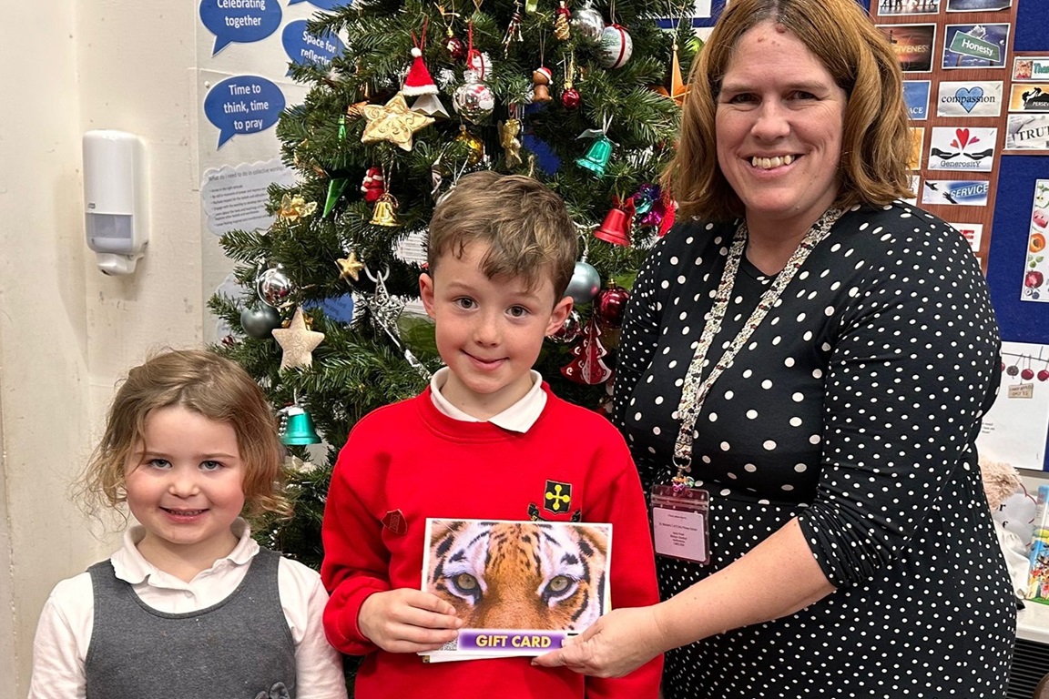 The voucher prize winner