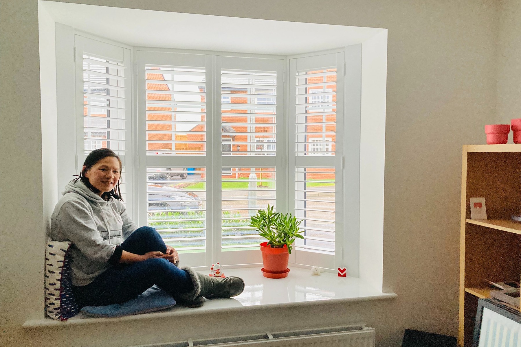 Paula in her house