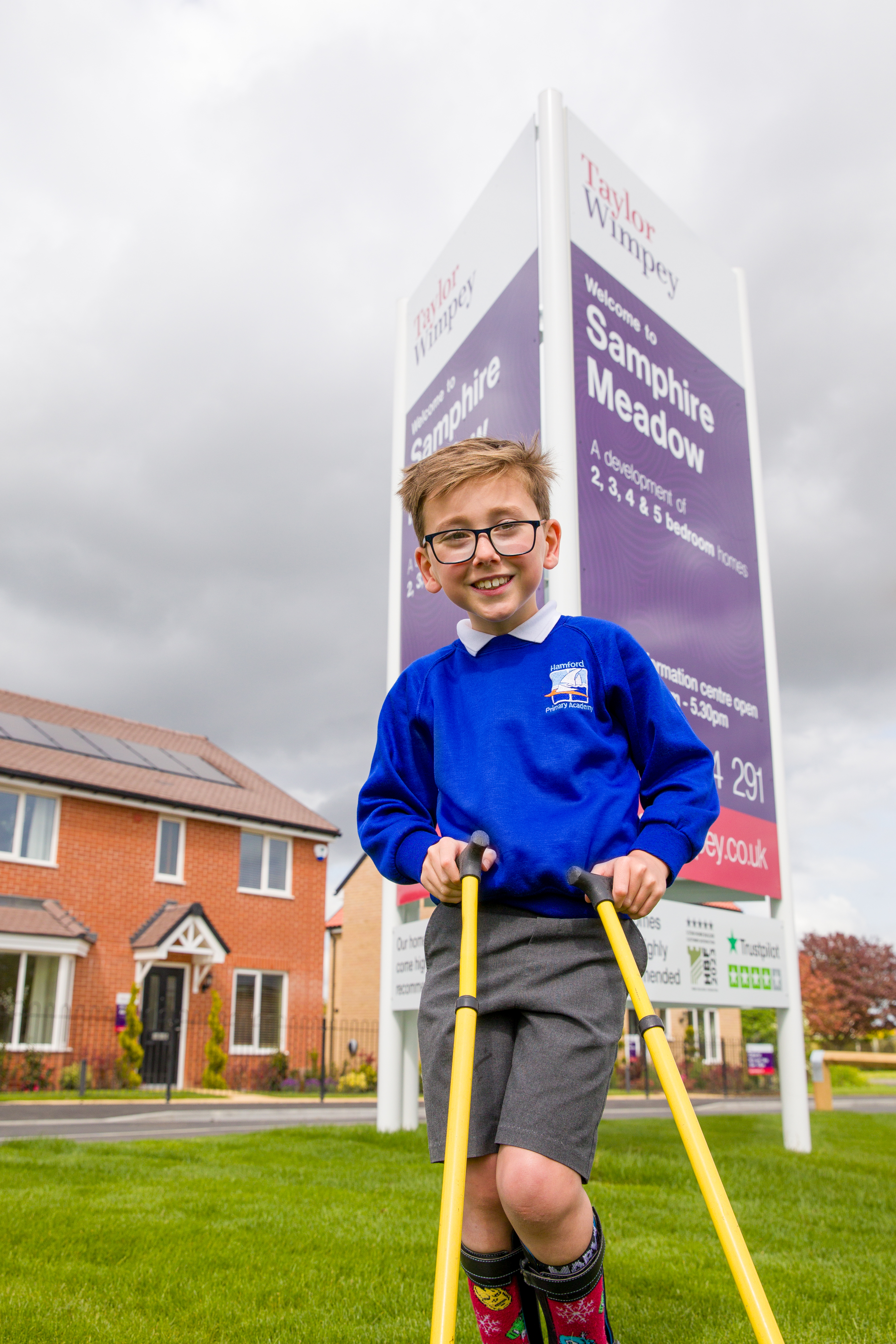 Max infant of Samphire Meadows sales office 