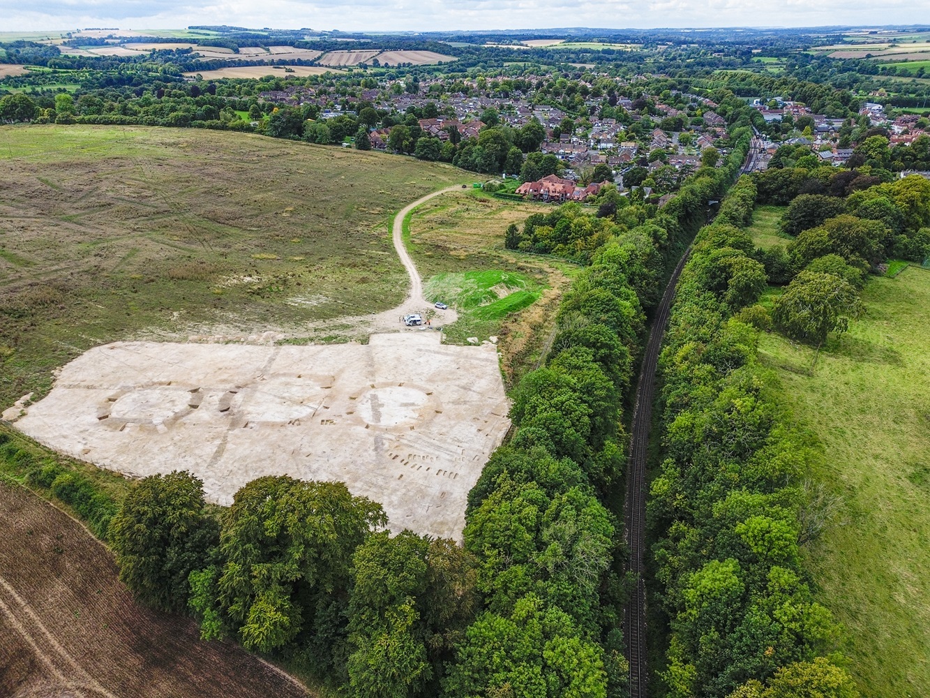 Sun Lane aerial view