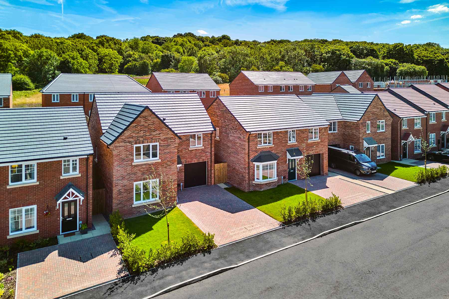Street scene image of another Taylor Wimpey North Yorkshire site