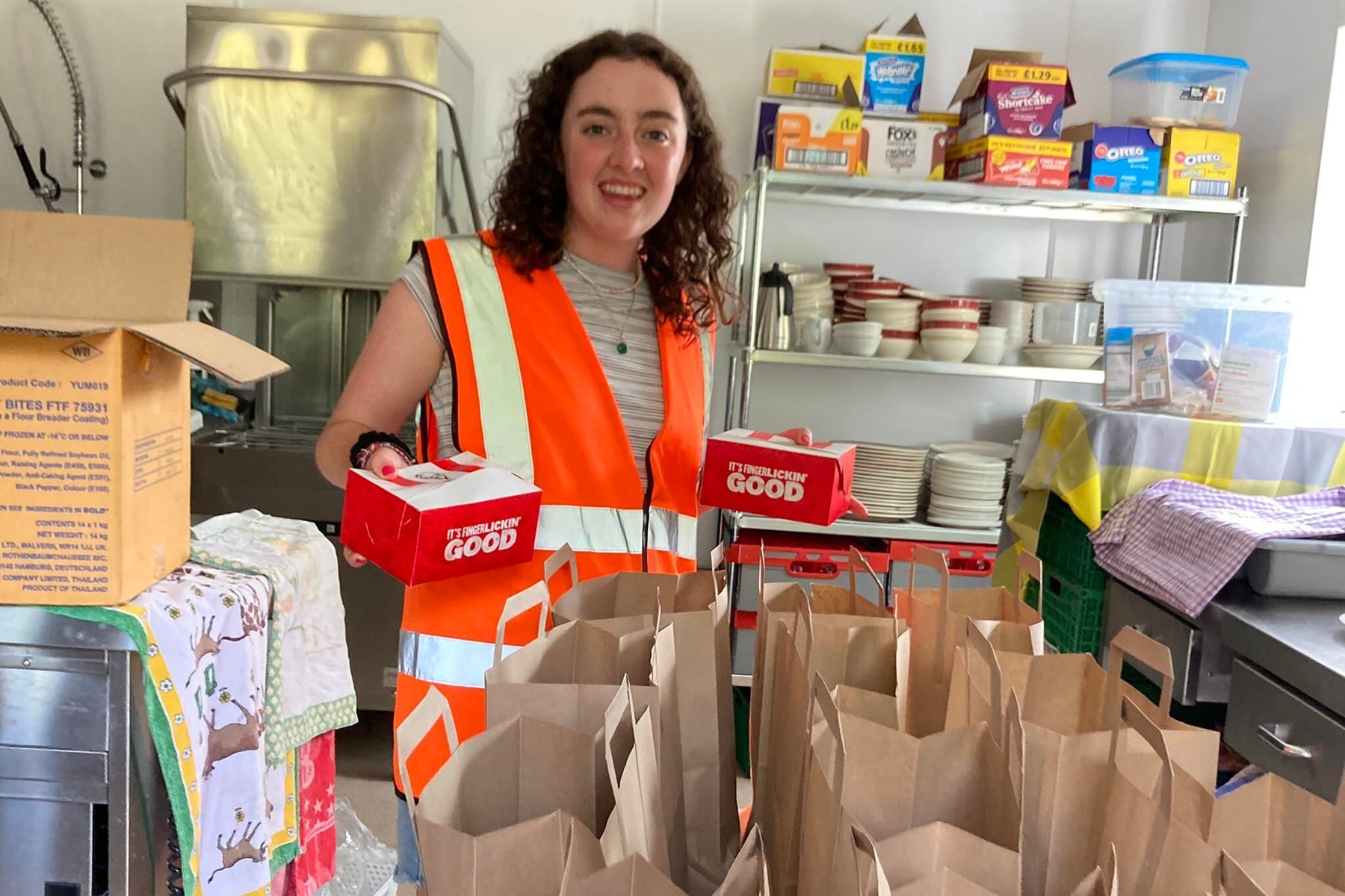 The Four Streets Project volunteer Rachel Turner at St Pauls Church