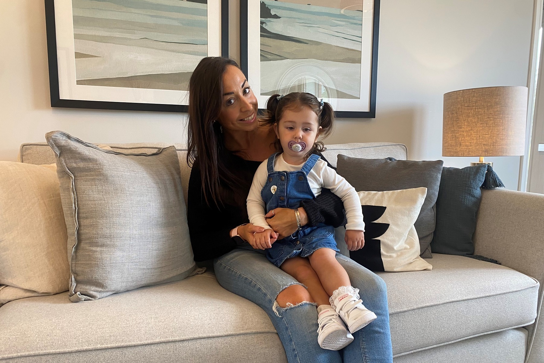 Olivia and her daughter