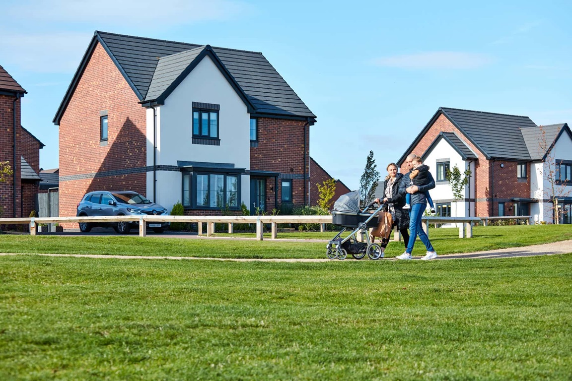 Family walking