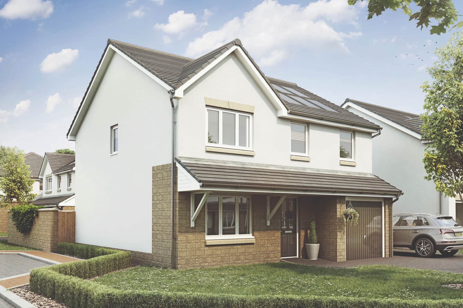 Artists impression of The Fraser home