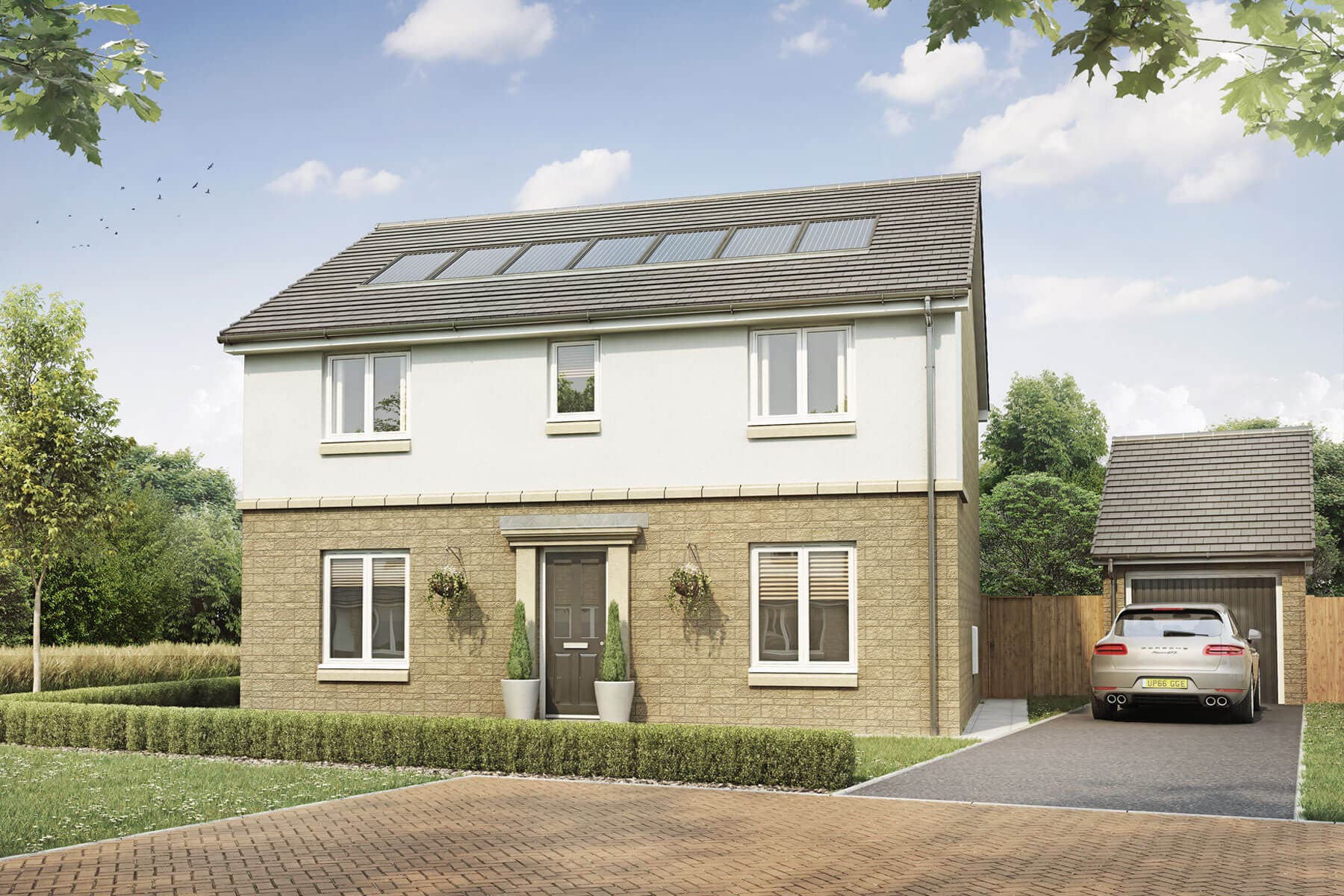 Artists impression of a typical Hume home