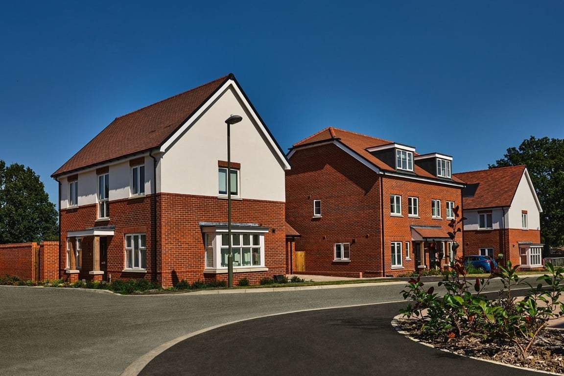 Typical Taylor Wimpey street scene