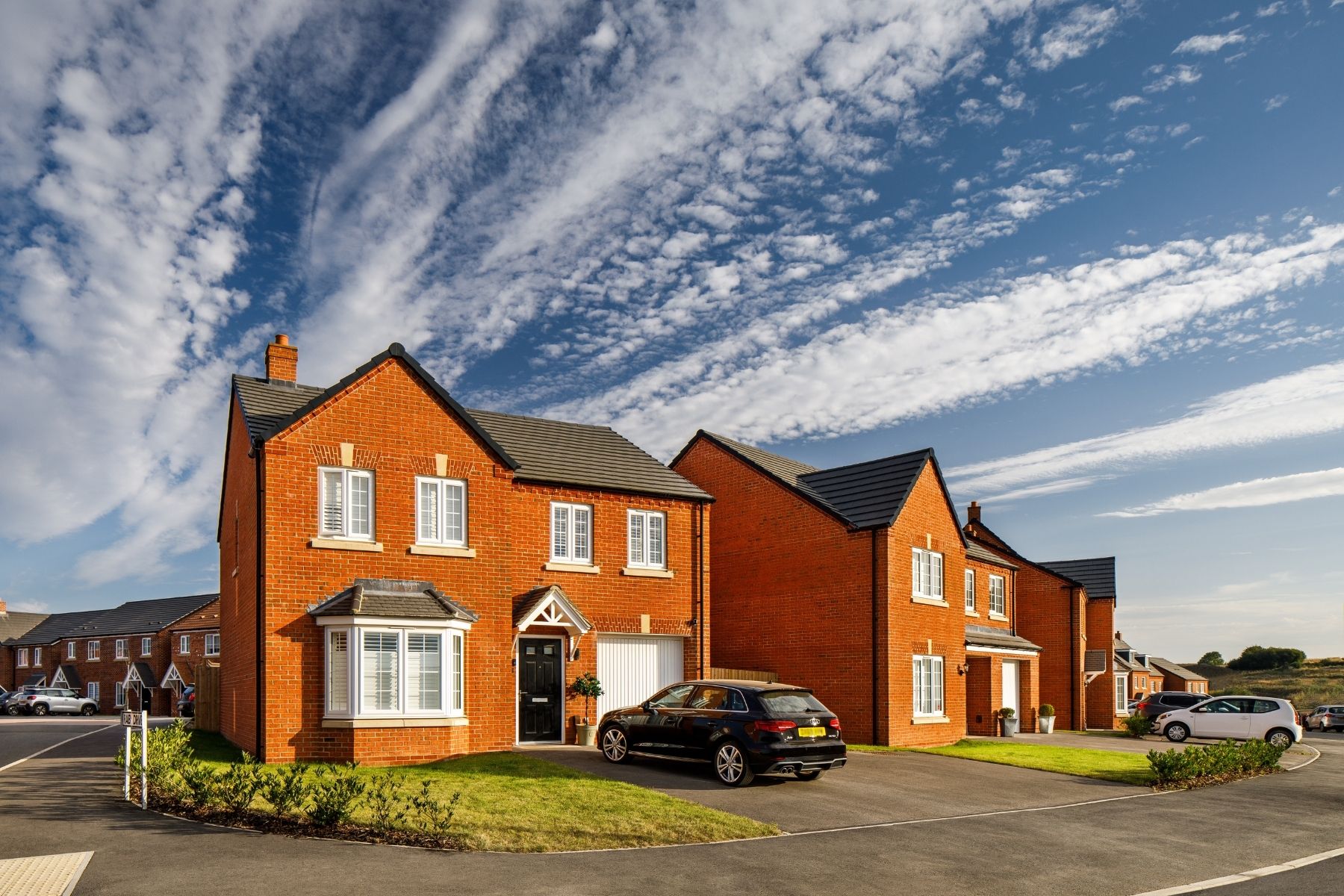 Typical Taylor Wimpey street scene