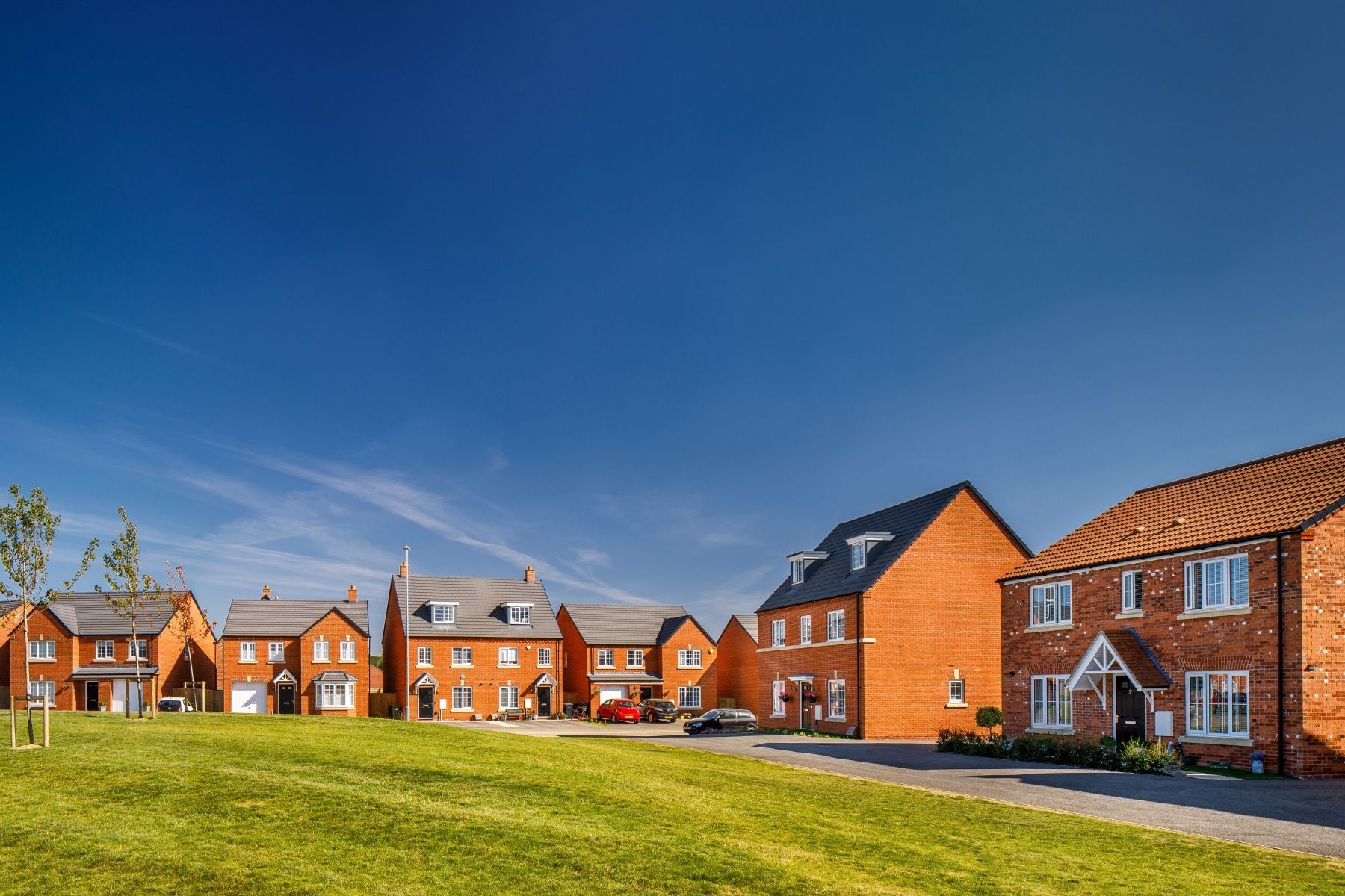 Typical Taylor Wimpey street scene