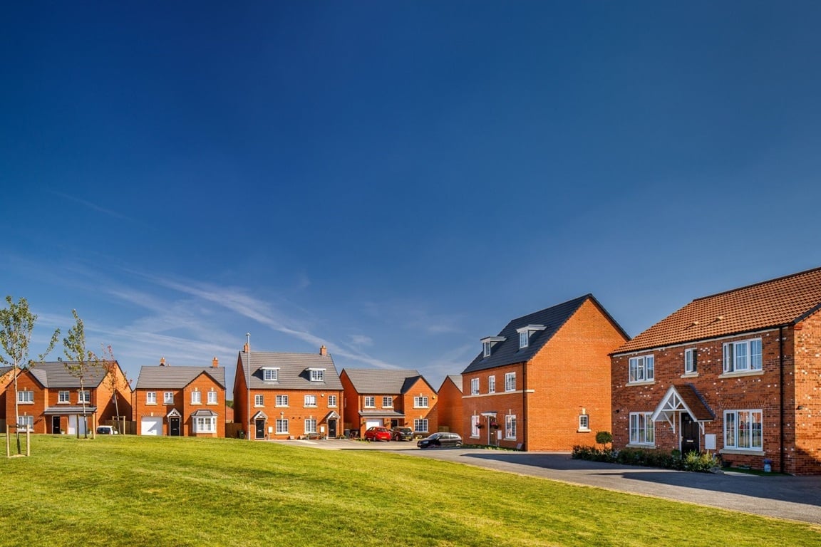 Typical Taylor Wimpey street scene