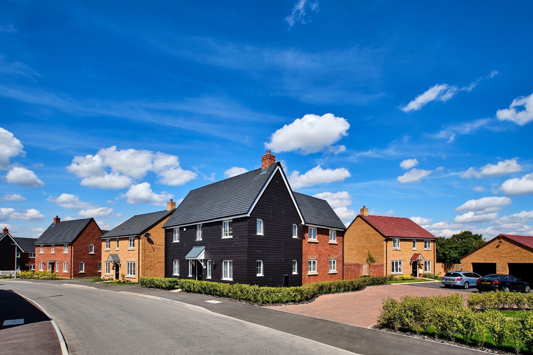 Typical Taylor Wimpey street scene