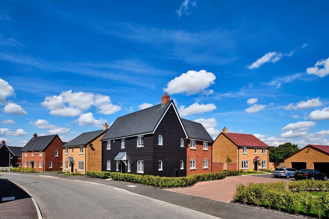 Typical Taylor Wimpey street scene