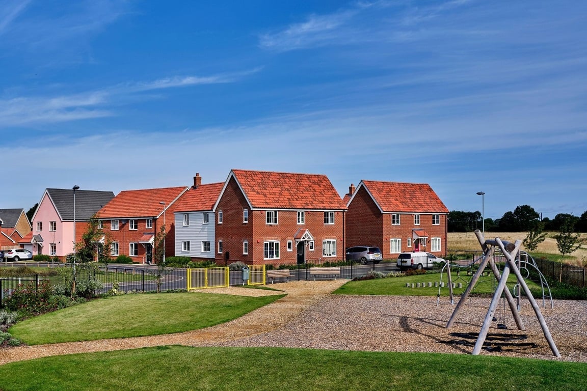 Typical Taylor Wimpey street scene