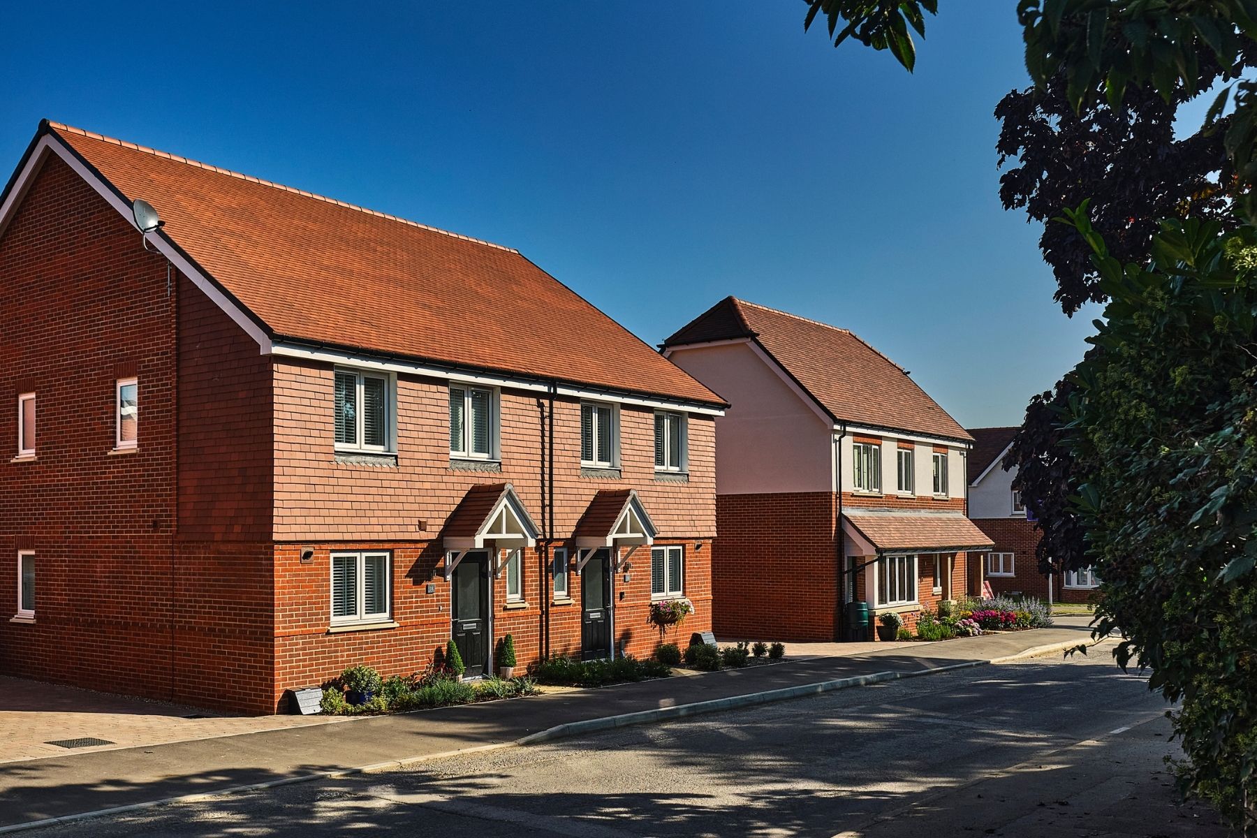 Typical Taylor Wimpey street scene