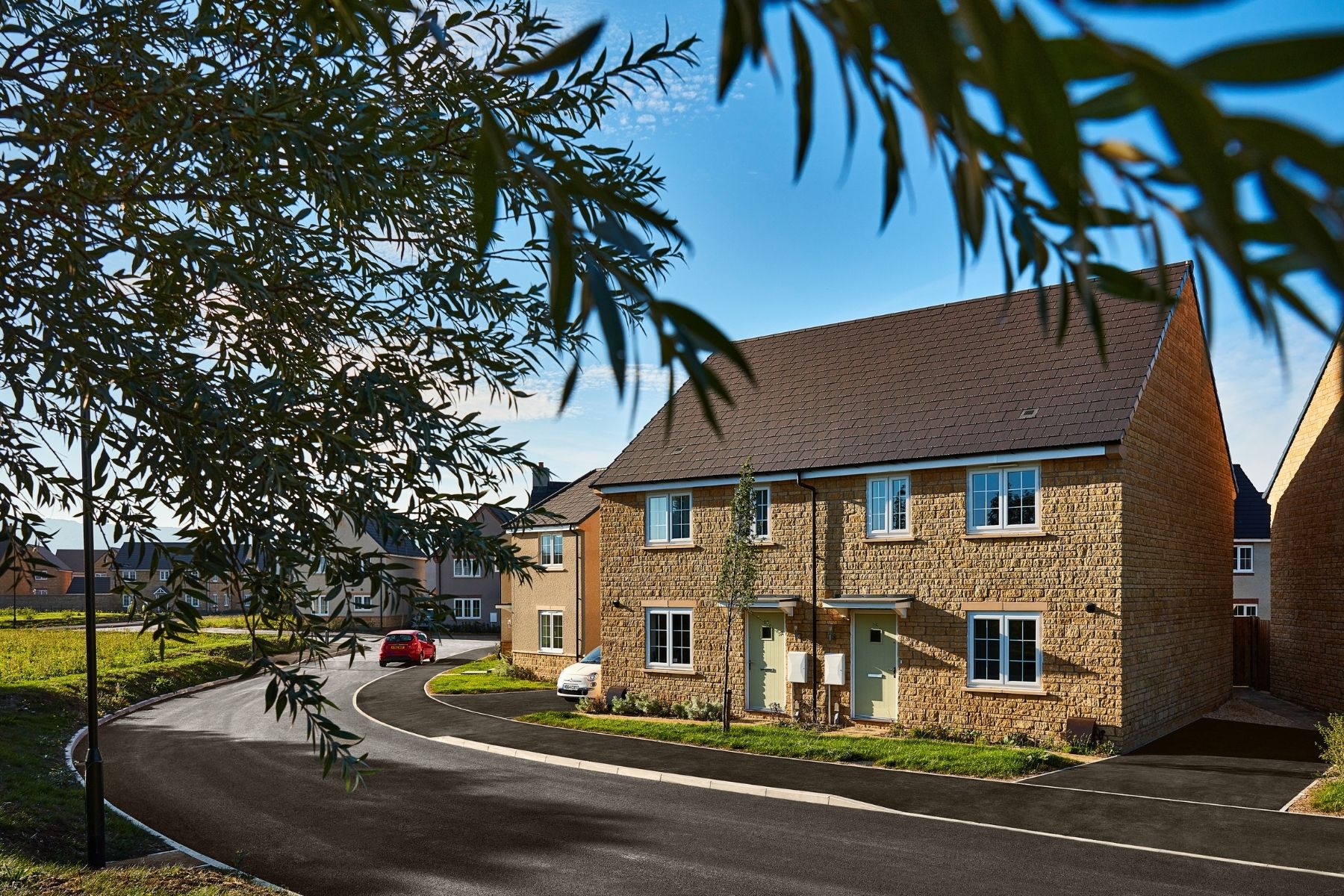 Typical Taylor Wimpey street scene