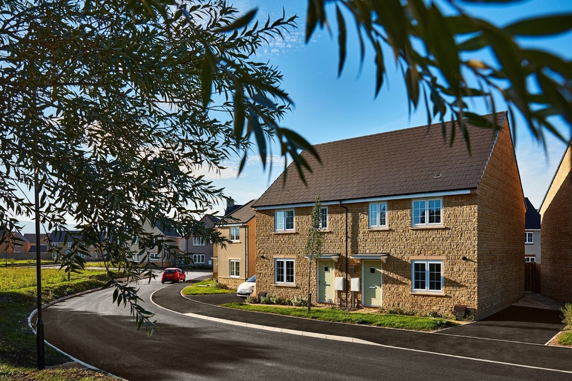 Typical Taylor Wimpey street scene