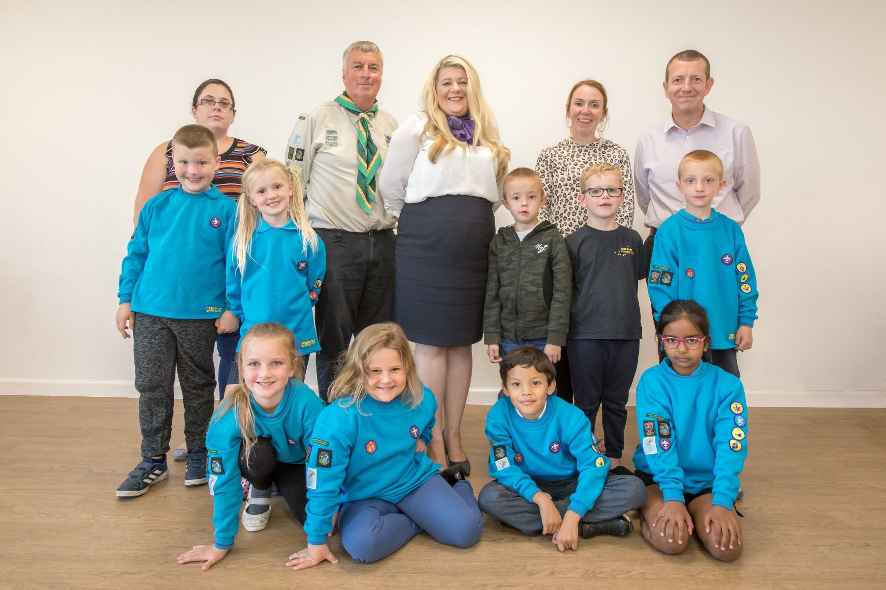 Lyde Green Scout Group has received a cash donation from homebuilder Taylor Wimpey Bristol_