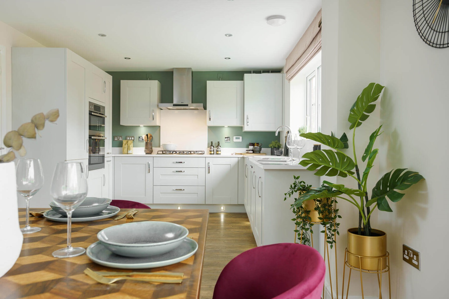 Kitchen and dining of the Sunford