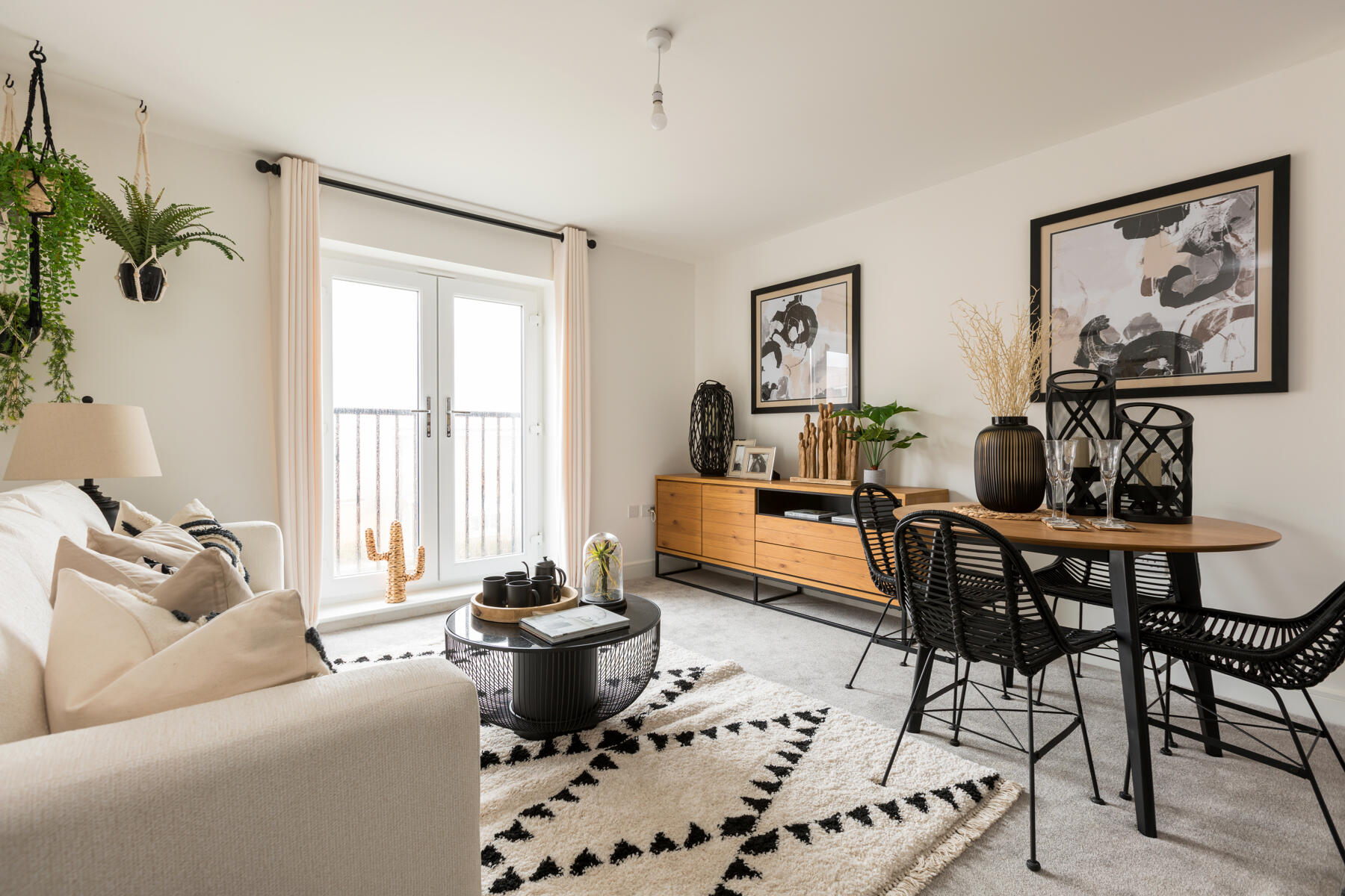 Apartment kitchen lounge