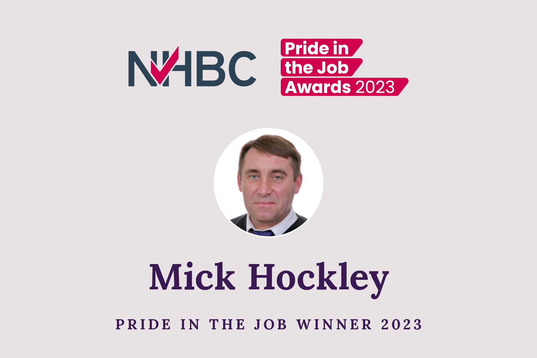 Mick Hockley Pride in the Job