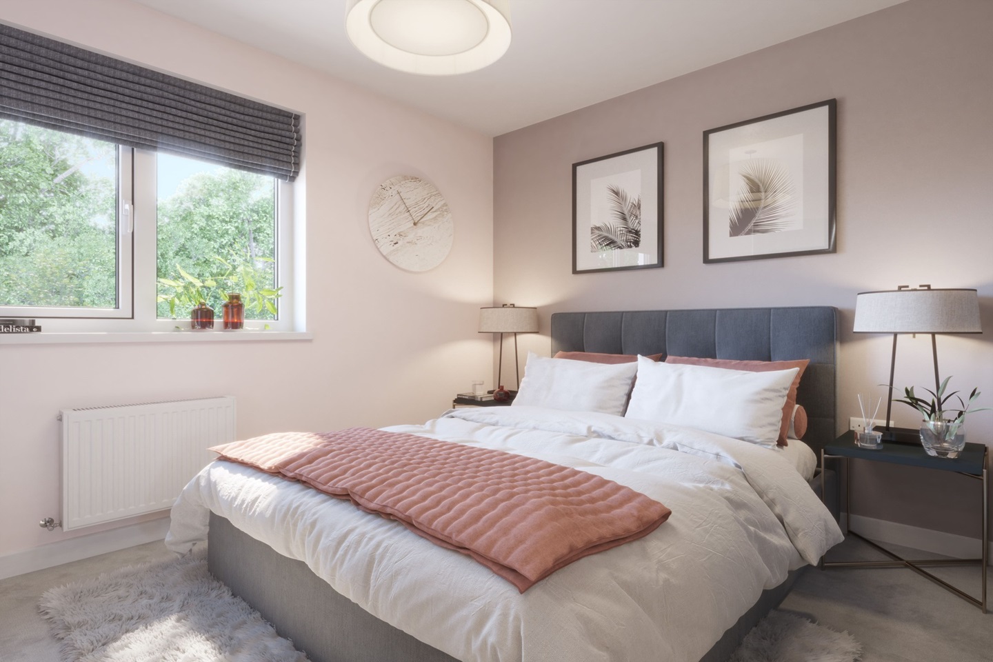 Main bedroom with bed