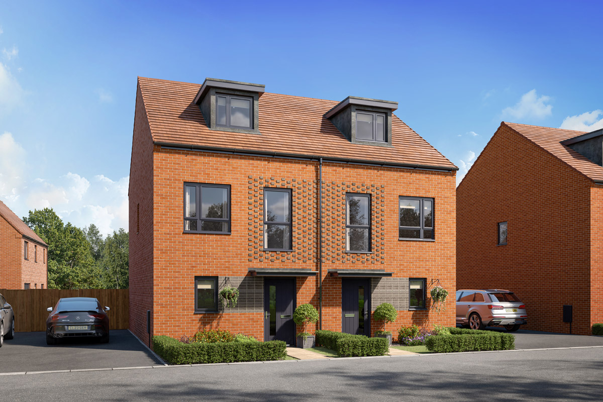Harrton semi-detached CGI
