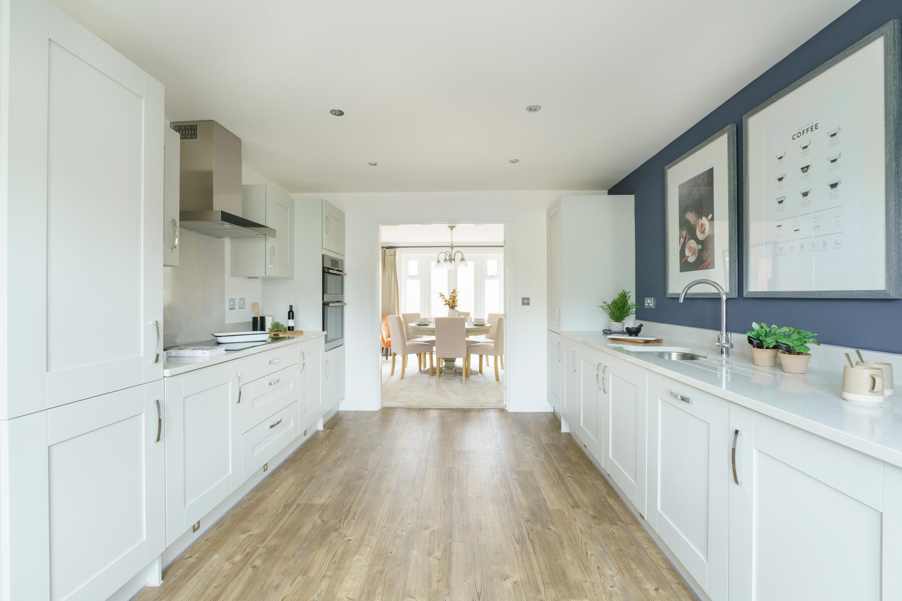 Kitchen through to diner