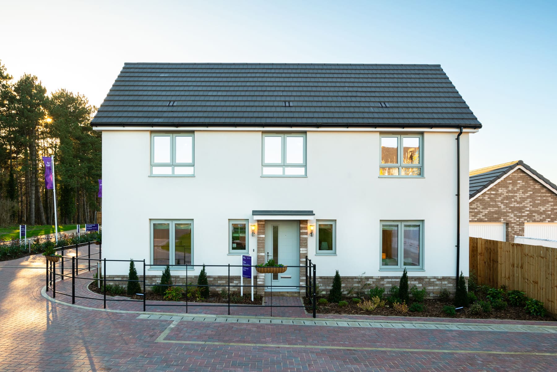 Double fronted detached home