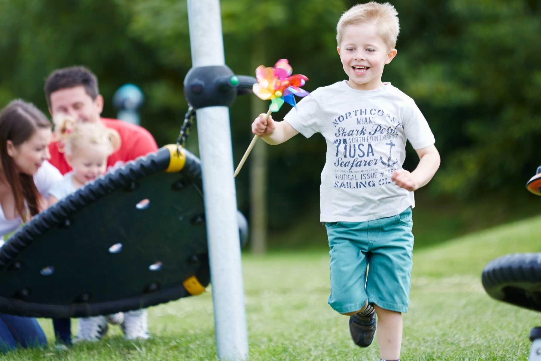 Boy running