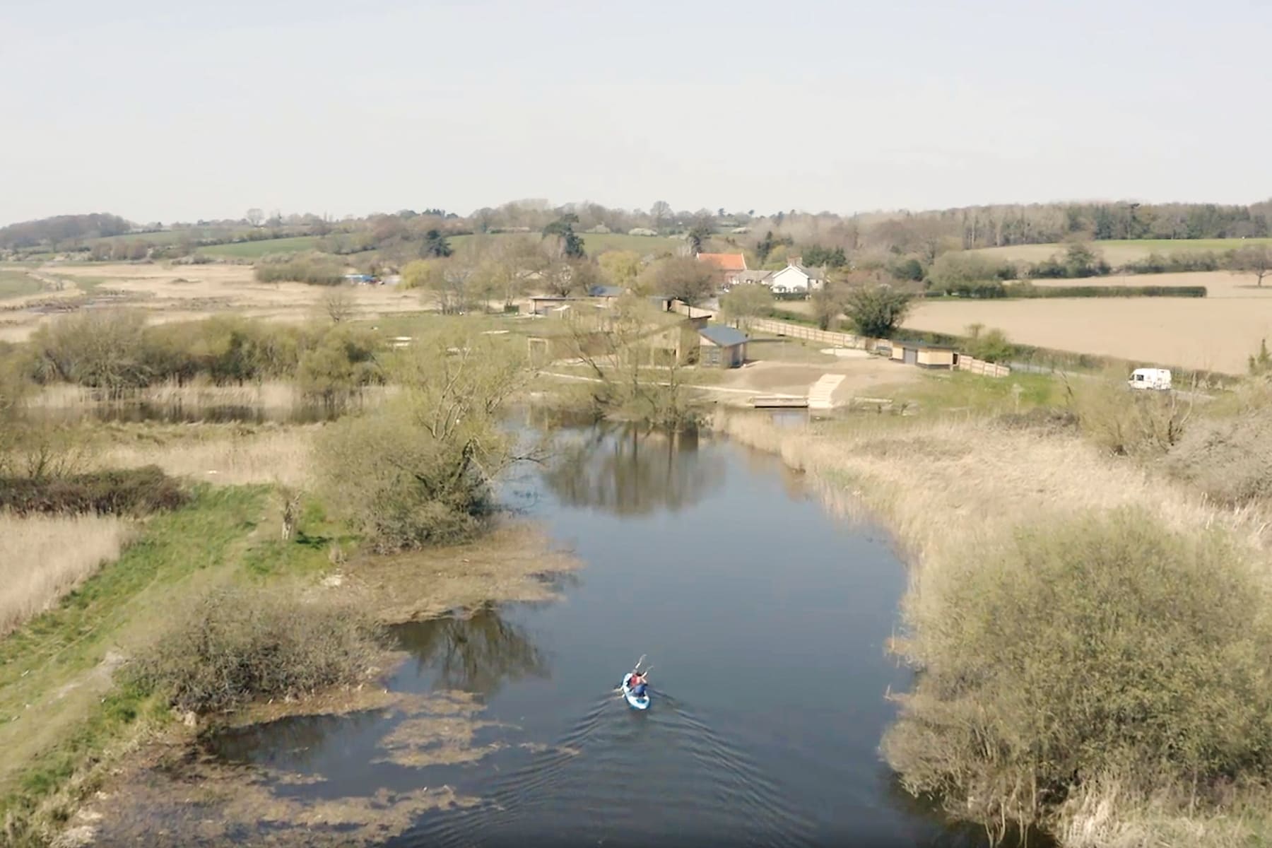 kayak on the River Stour