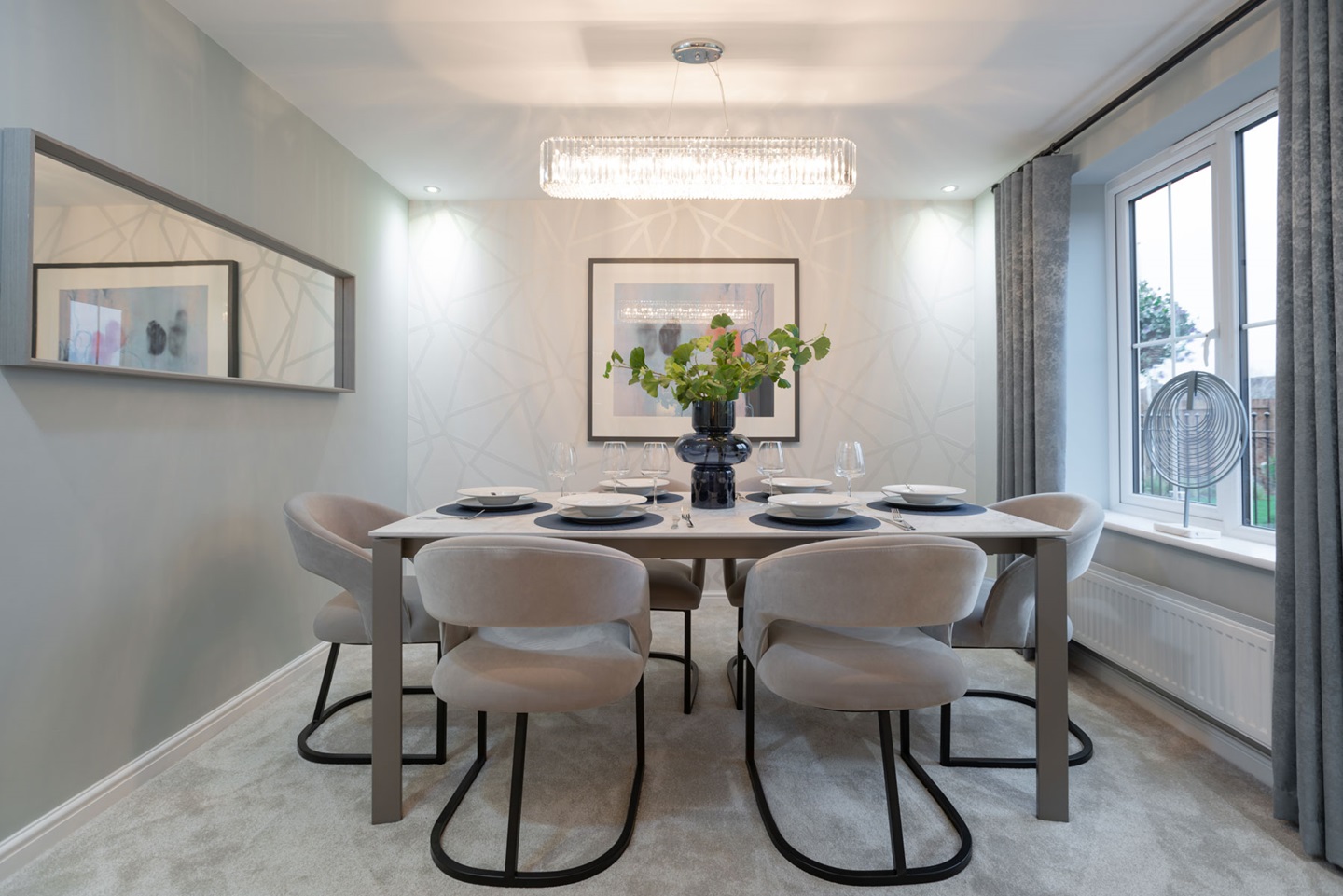 The Lavenham dining room