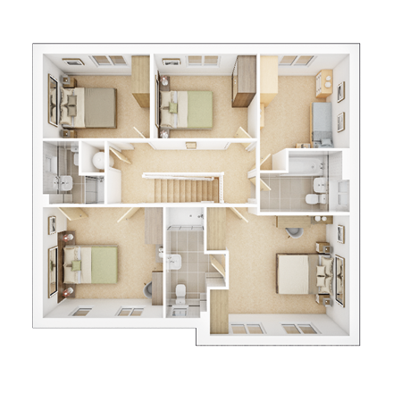 Lavenham first floor layout