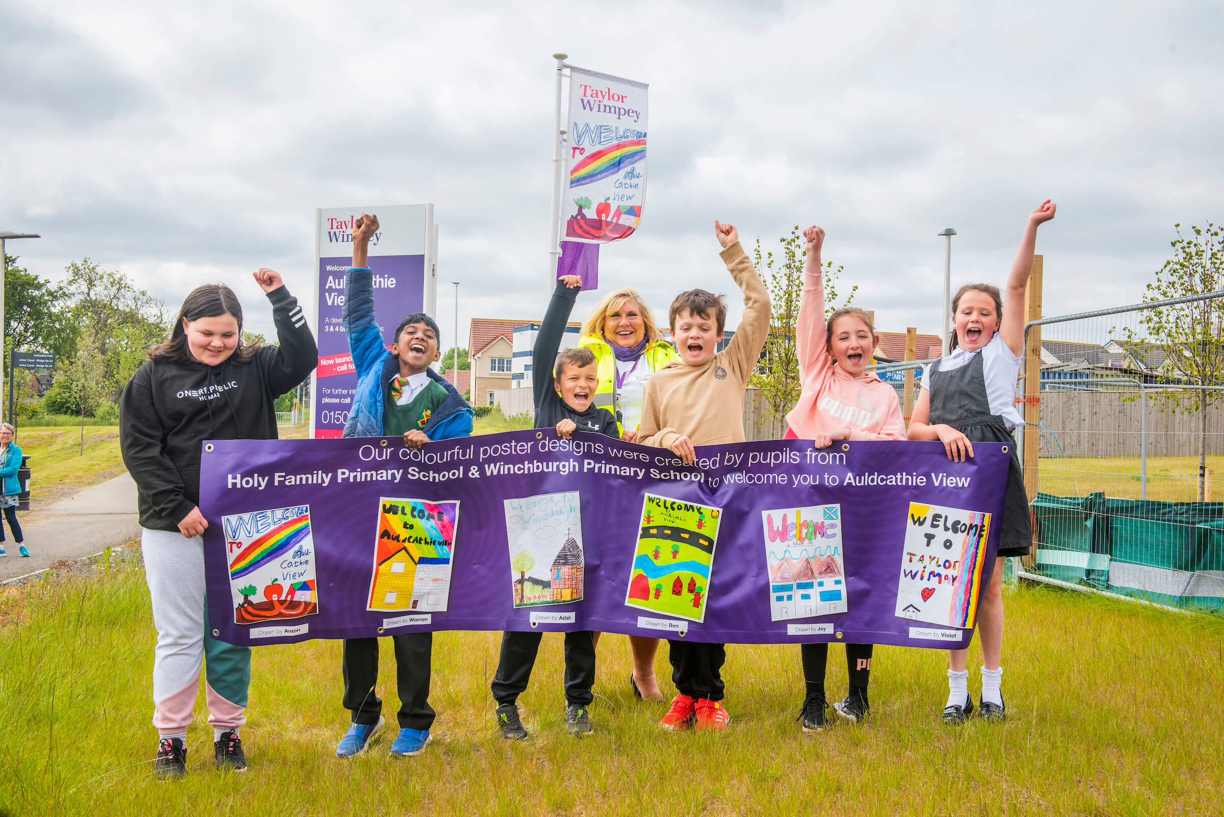 Auldcathie View Flag Reveal