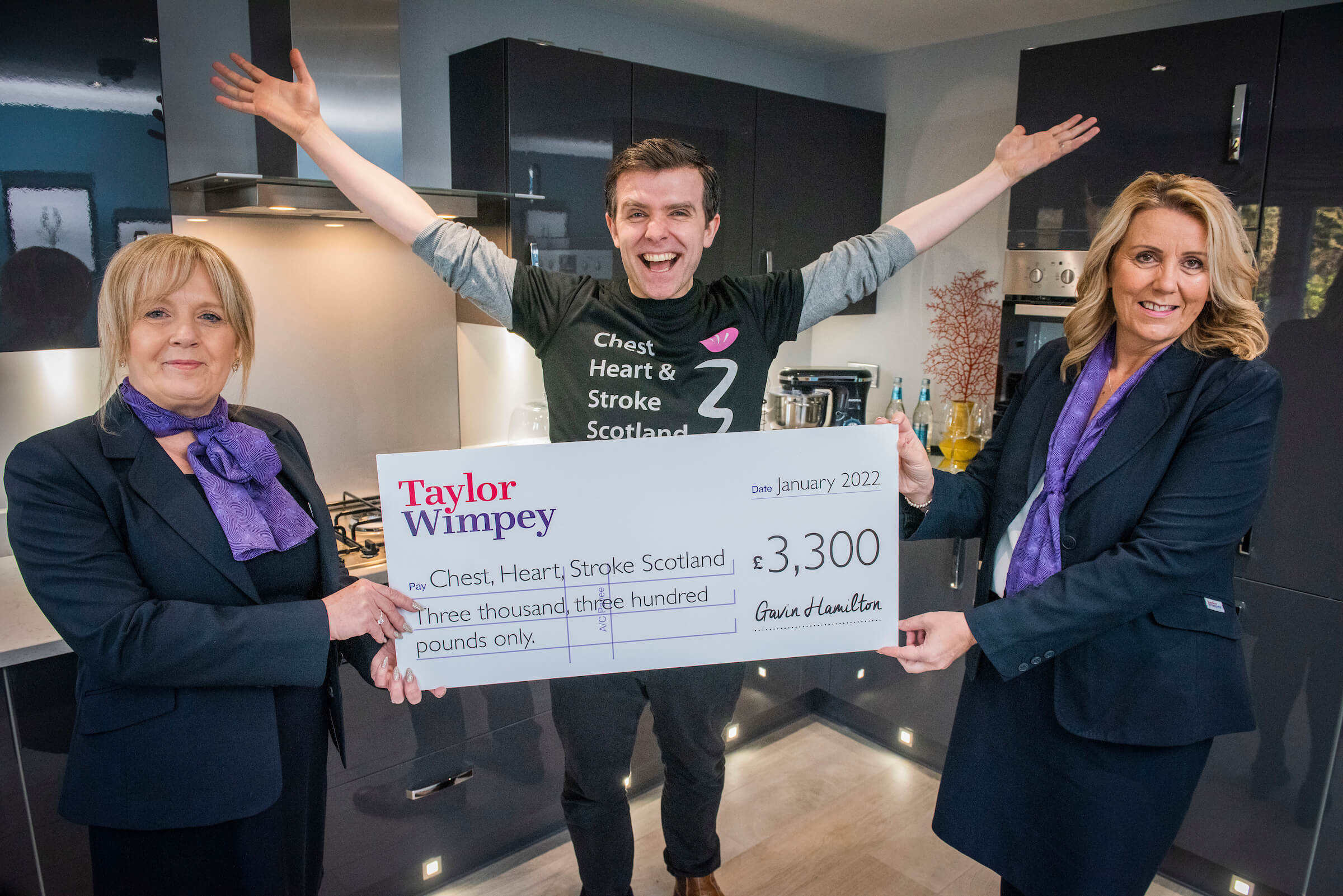 We give Chest Heart & Stroke Scotland a funding boost ‧ Taylor Wimpey