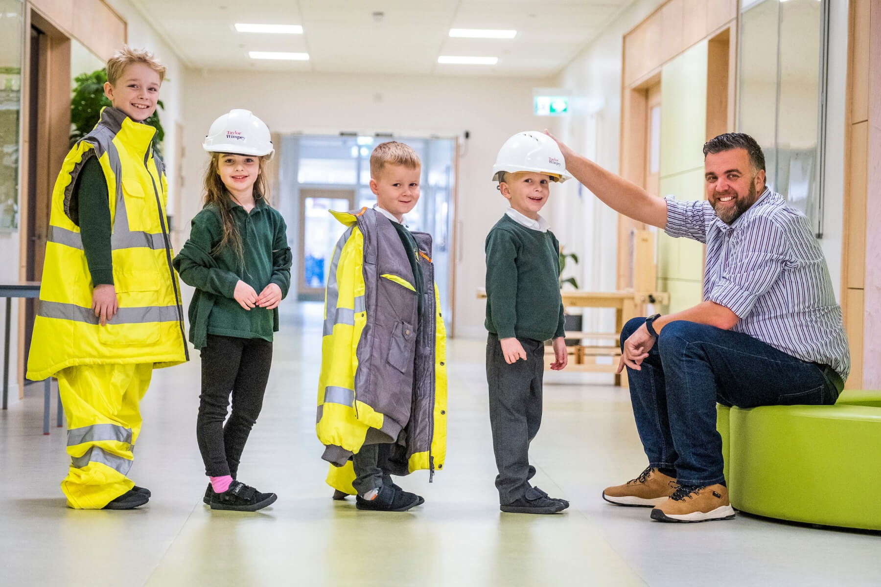 School visit at Letham Meadows in Haddington