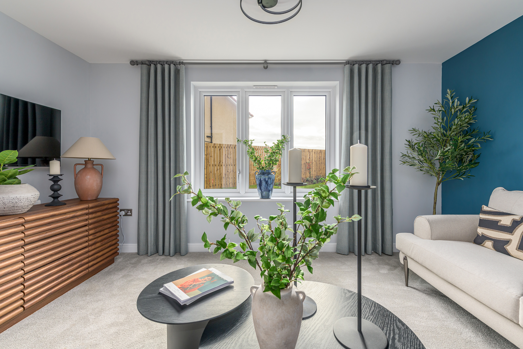 The Hume living room