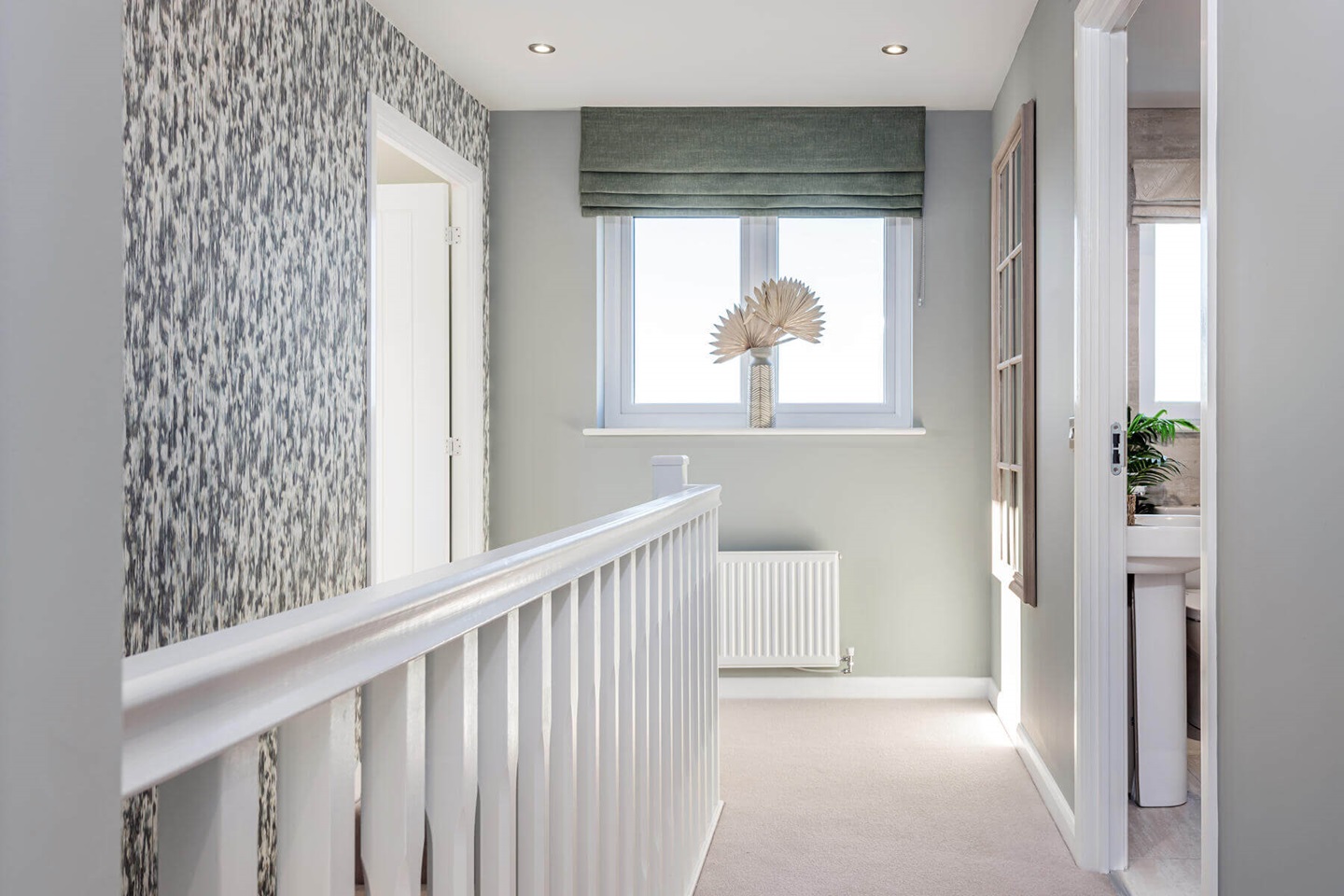 The landing in the Stewart home