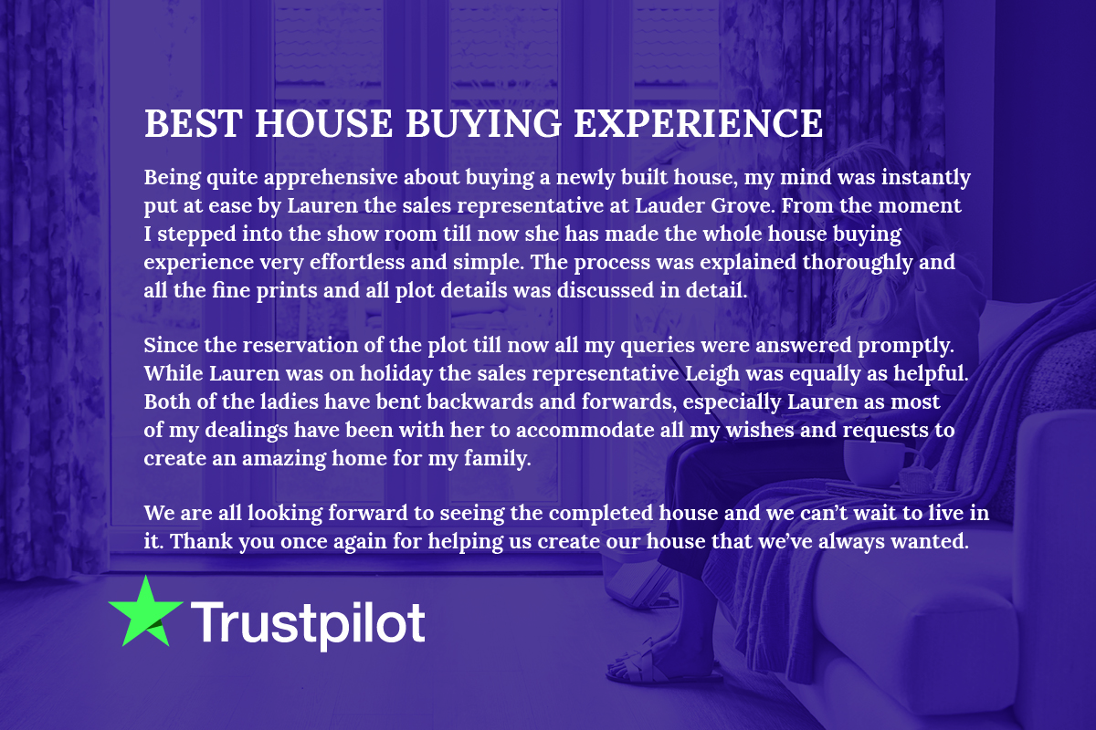 Lauder Grove Trustpilot Review