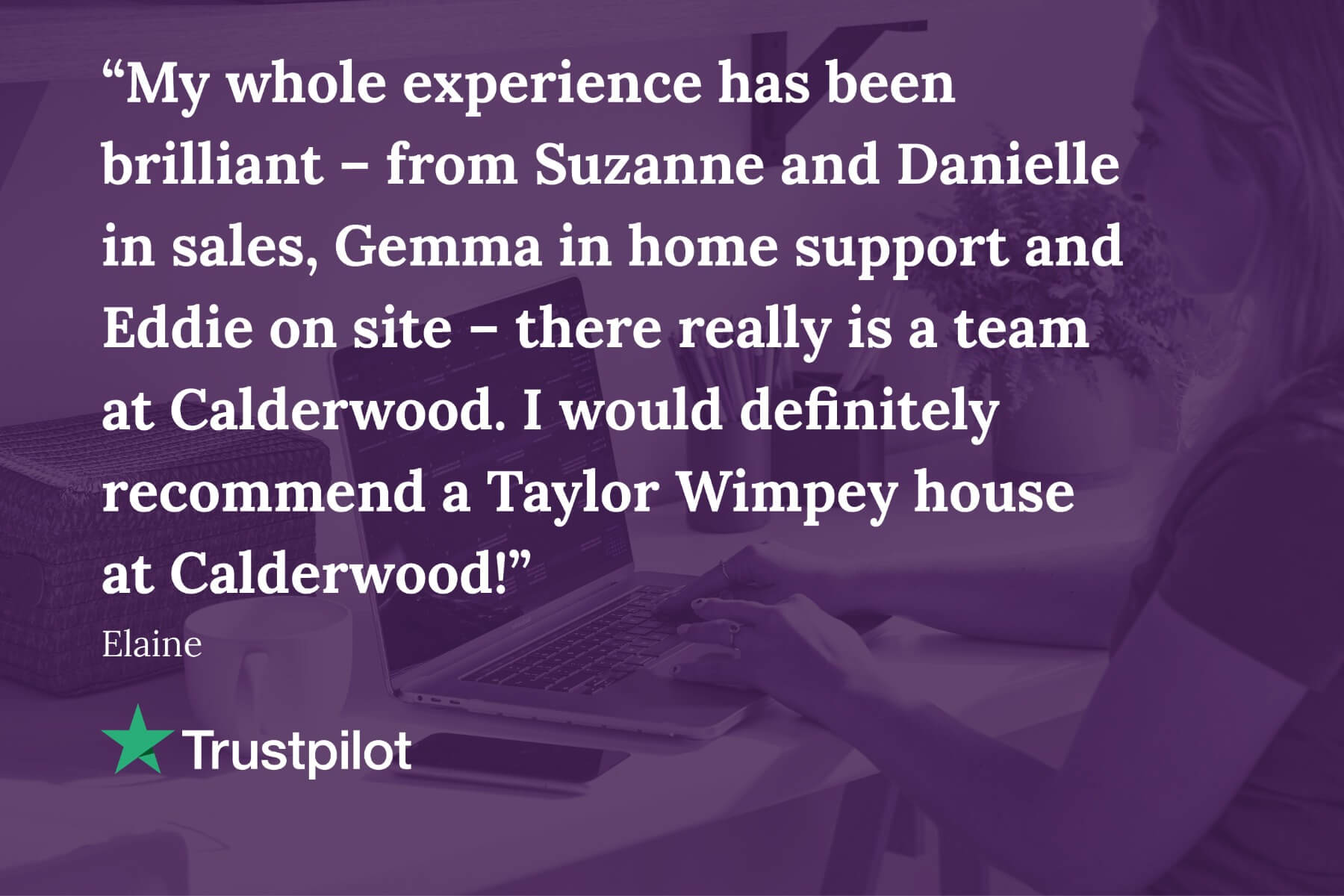 Calderwood Trustpilot review