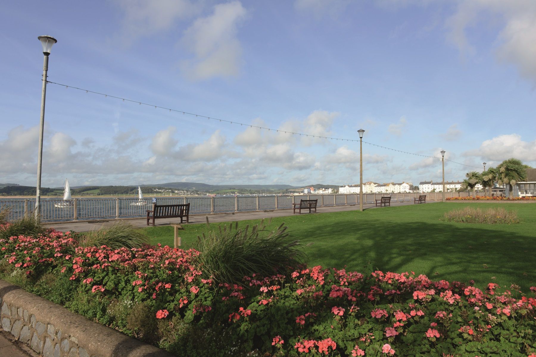 Exmouth beach and seafront