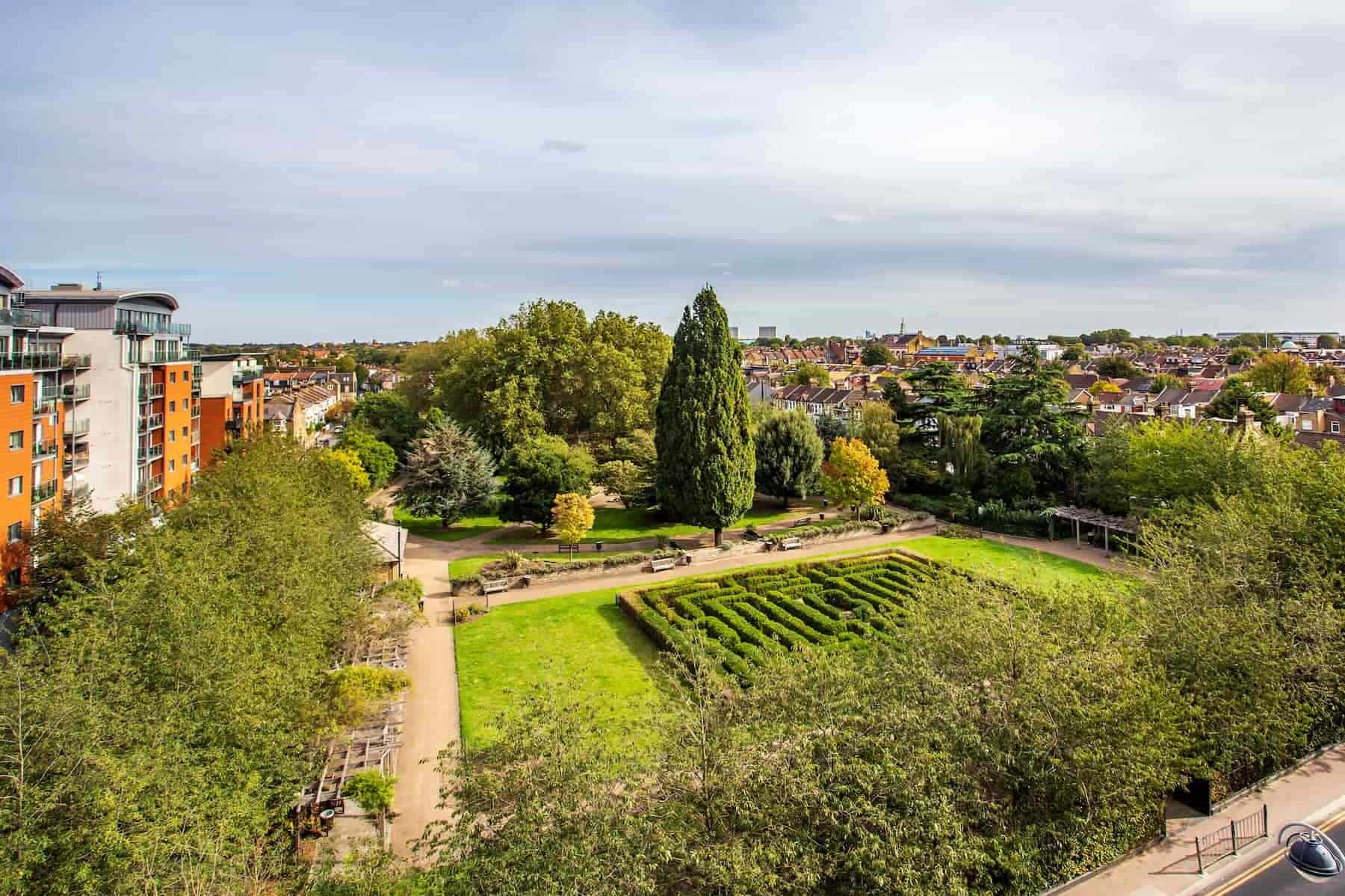 Coronation Gardens is located opposite Coronation Square