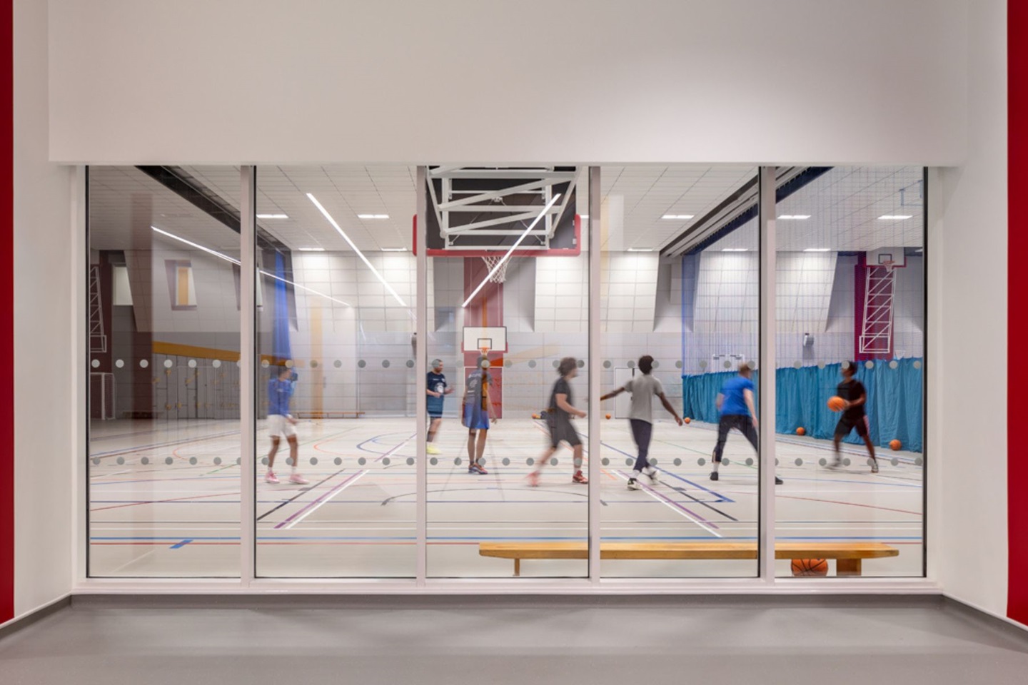 Enjoy racket sports and basketball in The Score Centre Leisure Centre