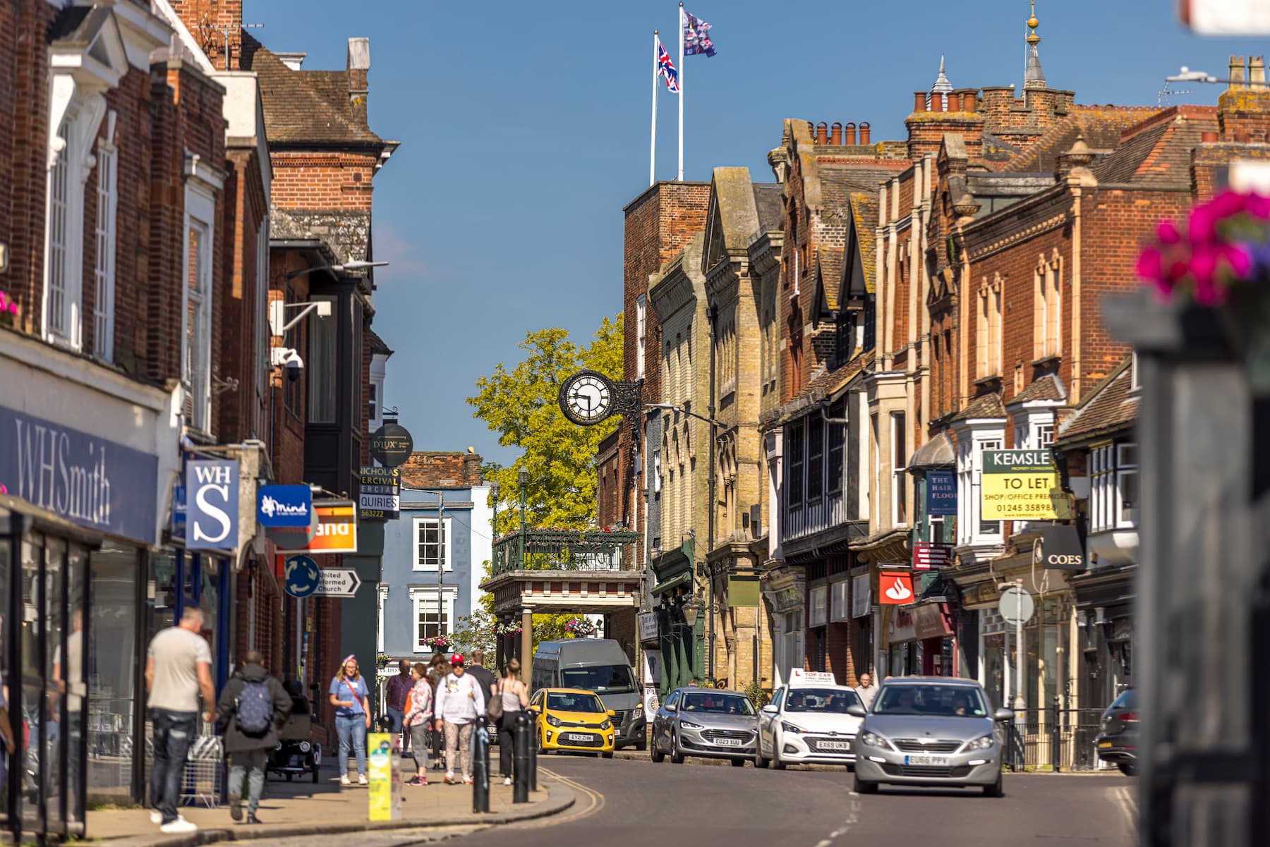 Maldon's bustling high street