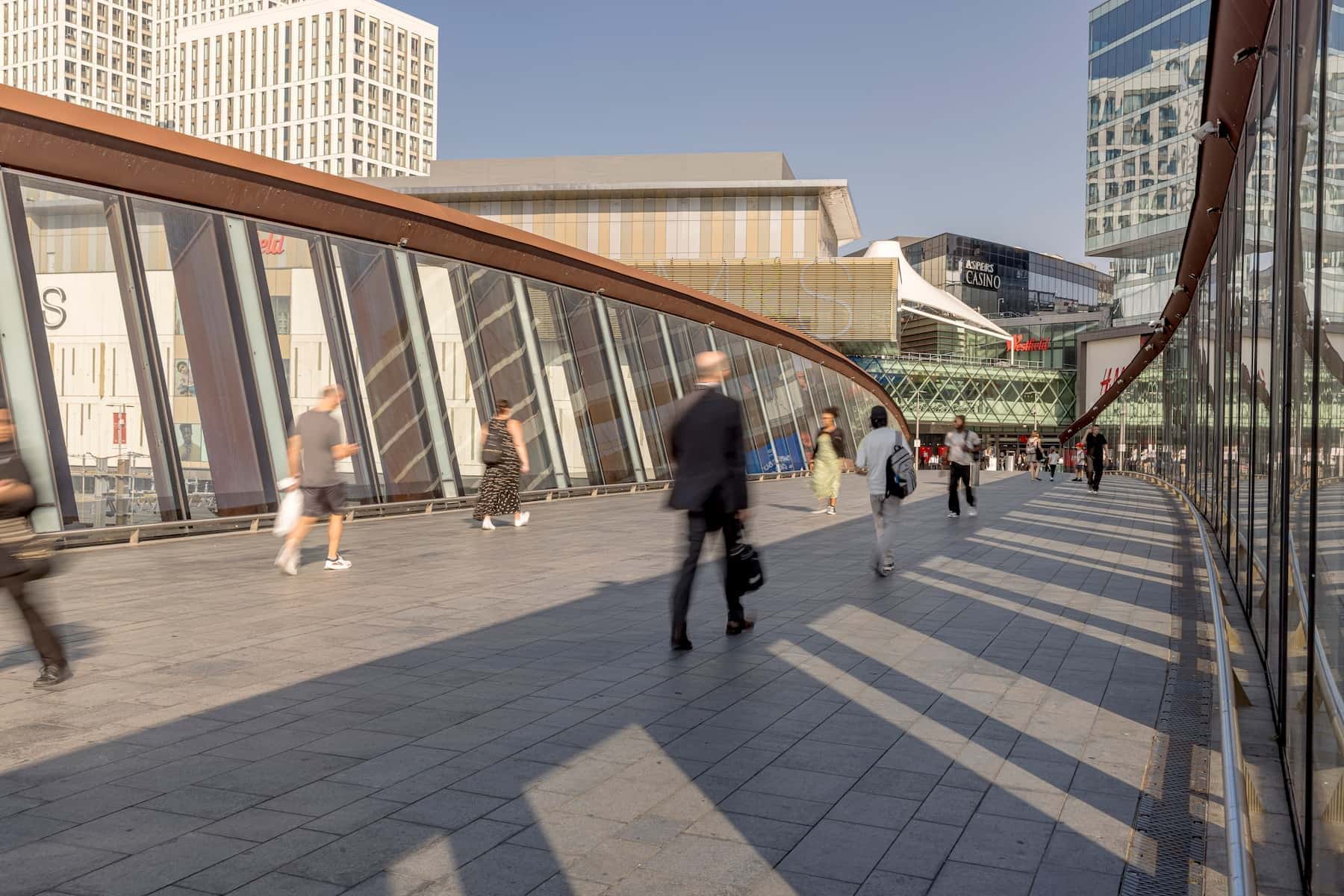 Walking to Westfield Stratford City